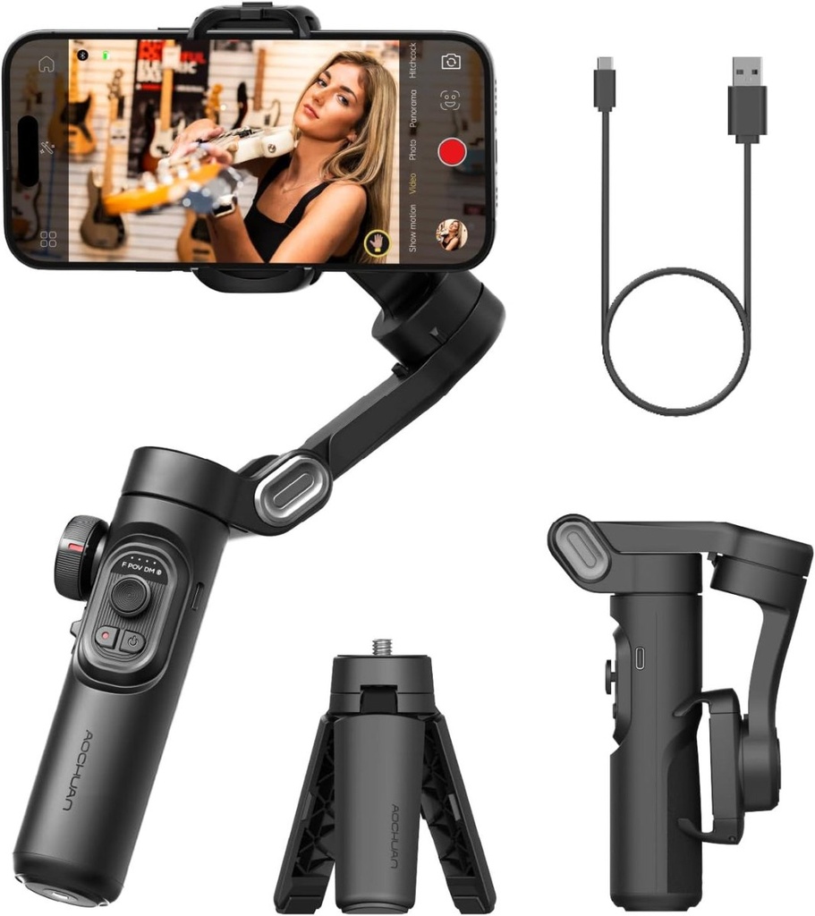 [RZ-066] Smart XE - Stabilisateur smartphone 3 axes avec suivi IA