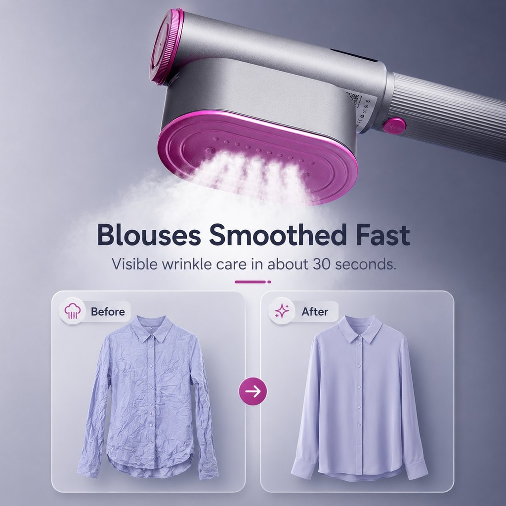FlexSteam - Défroisseur vapeur et fer de voyage 2 en 1