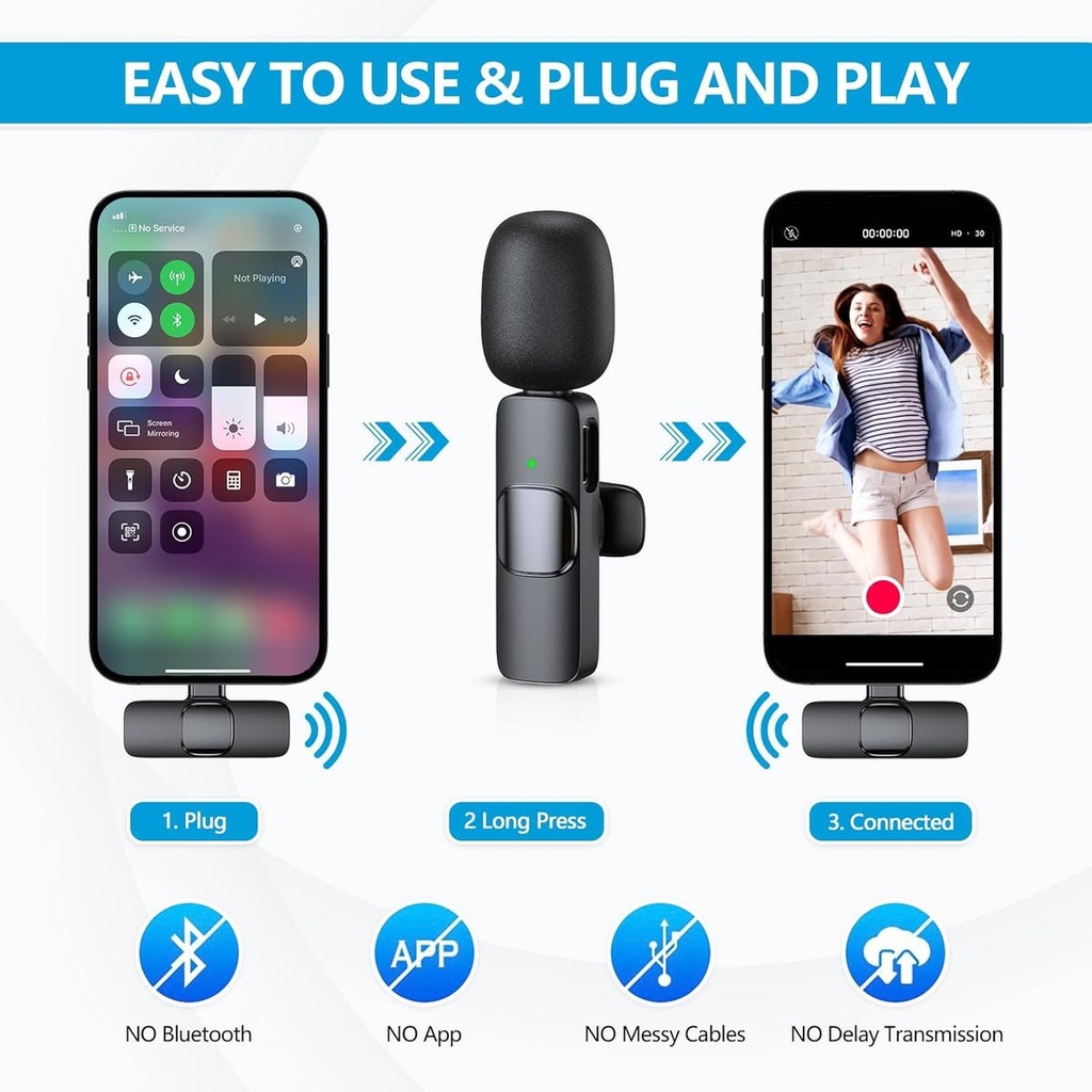 ClipMic Duo - Set de 2 micros-cravate sans fil