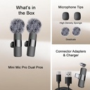 ClipMic Duo - Set de 2 micros-cravate sans fil