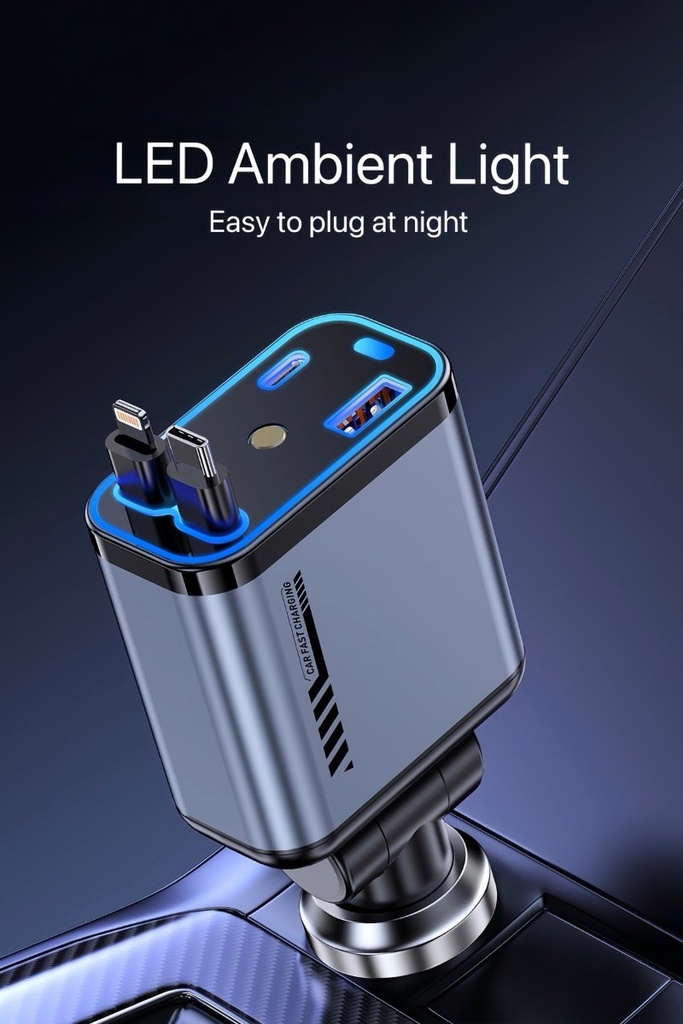 StarCharge - Chargeur voiture 4 en 1 66 W avec ciel étoilé
