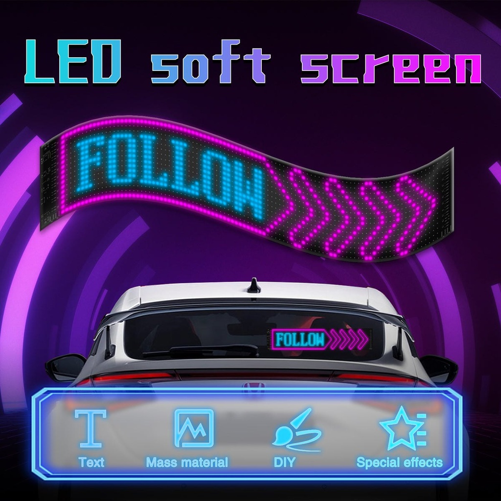 GlowPanel X - Écran LED programmable pour voiture