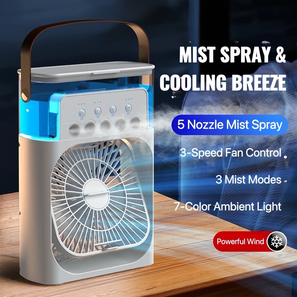 [RZ-044] ChillBreeze Pro - Ventilateur brumisateur d'ambiance