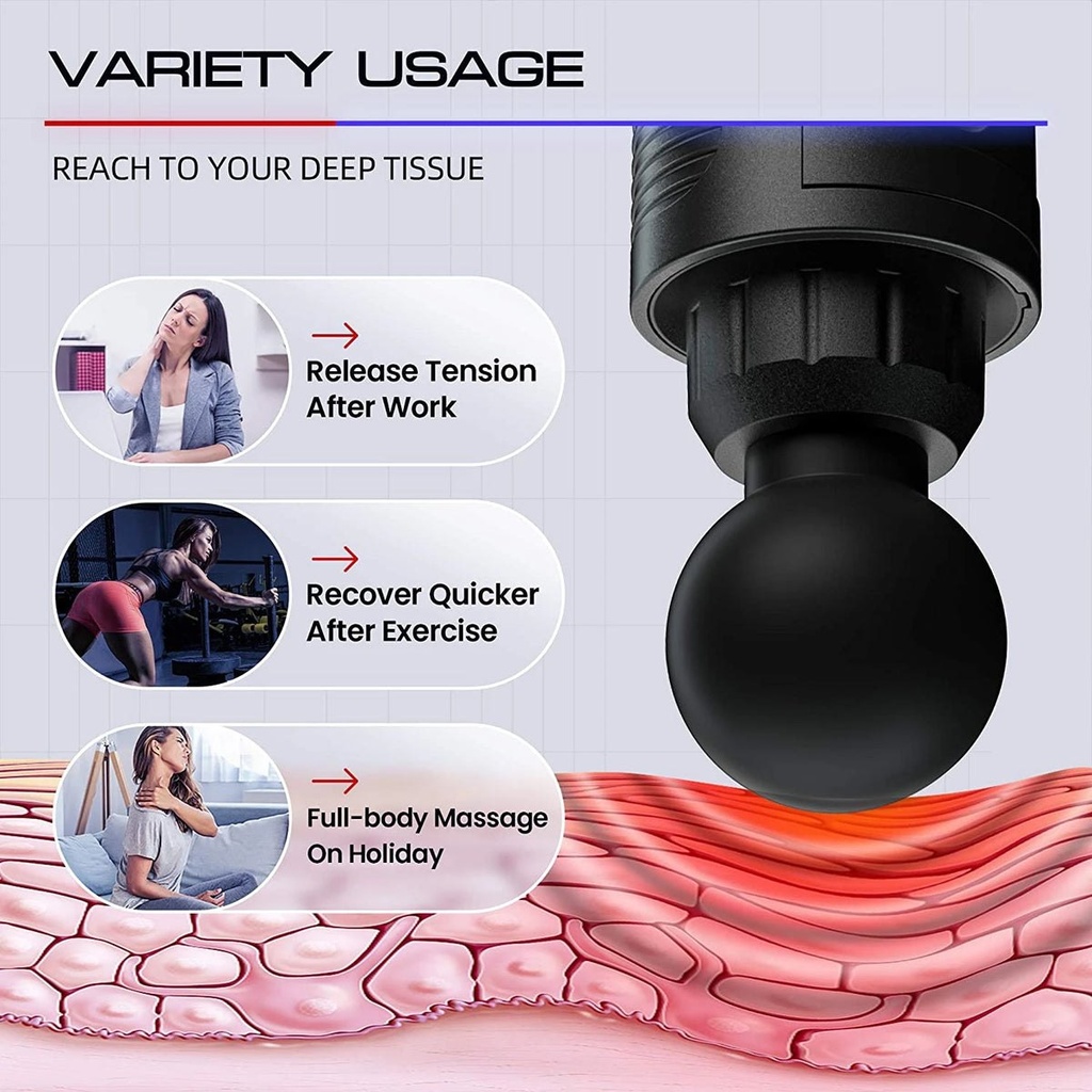 PulsePro 30 - Pistolet de massage percussif