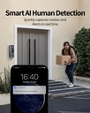 GuardianBell Pro - Sonnette vidéo Wi-Fi sans fil