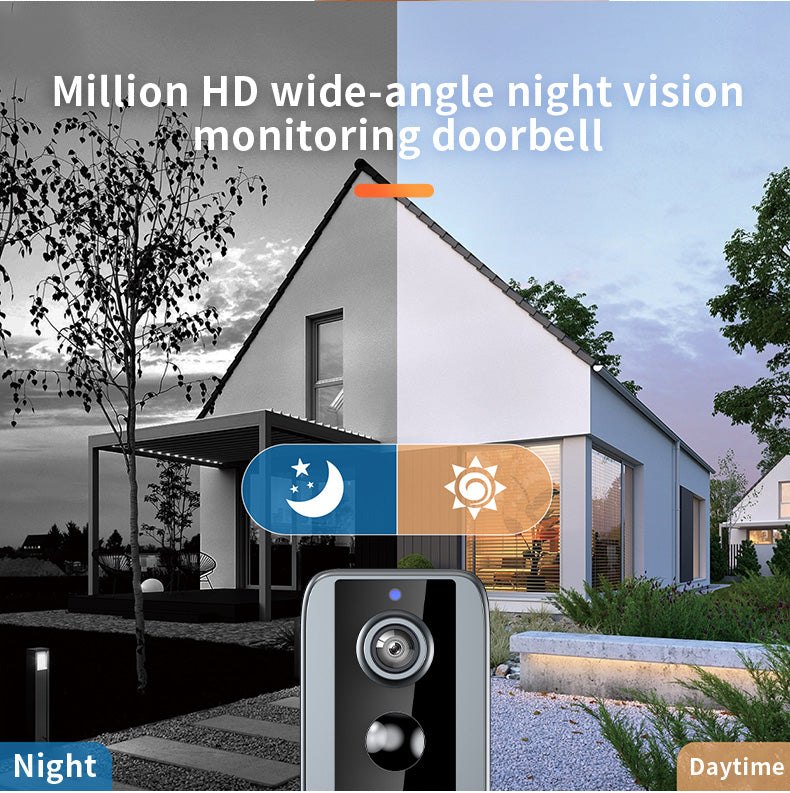 GuardianBell Pro - Sonnette vidéo Wi-Fi sans fil