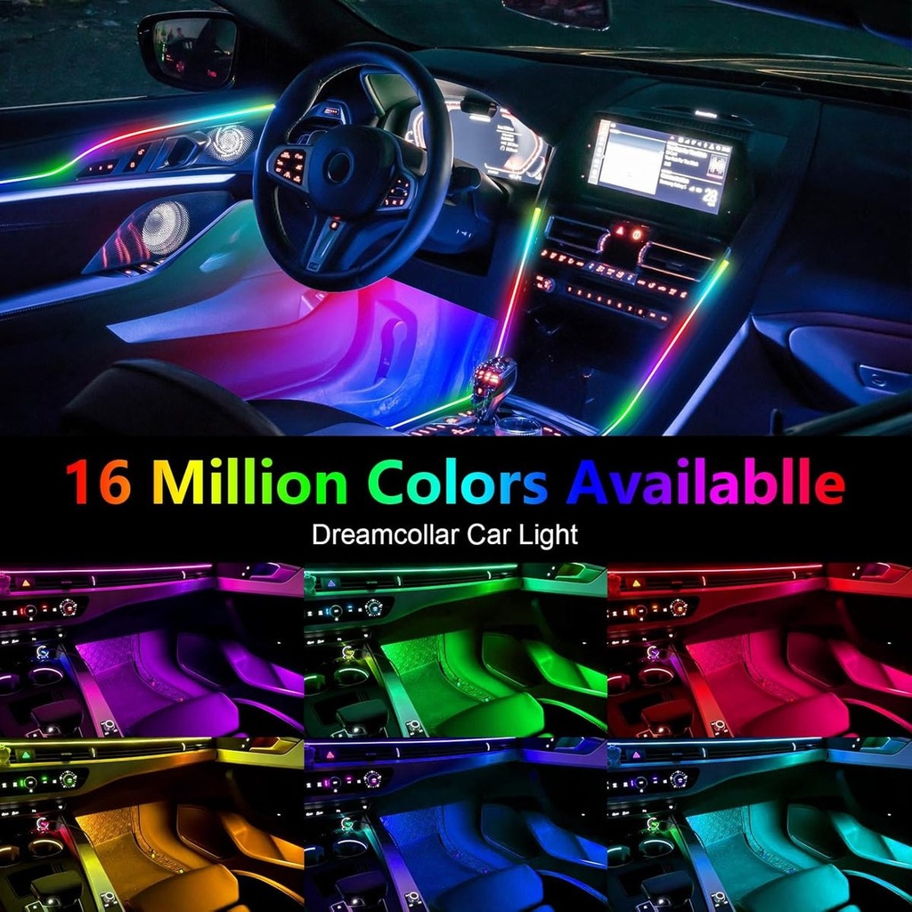 NeoFlow - Kit d'éclairage d'ambiance RGB pour voiture