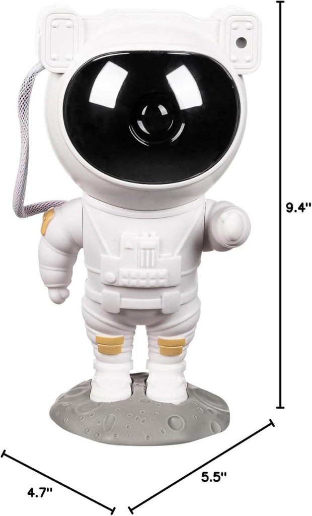 CosmoGlow - Projecteur galaxie astronaute