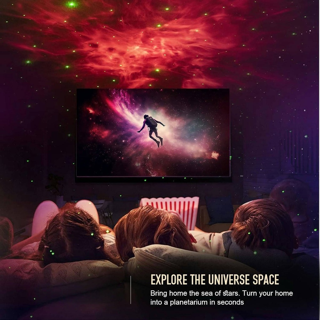 CosmoGlow - Projecteur galaxie astronaute