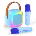 KaraParty Mini - Enceinte karaoké avec 2 micros sans fil