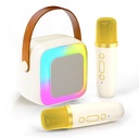 KaraParty Mini - Enceinte karaoké avec 2 micros sans fil