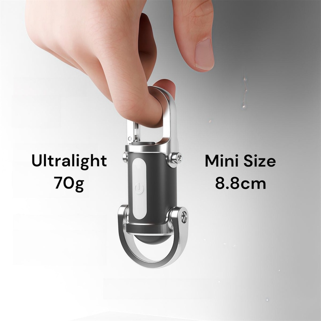LumiLink Mini - Lampe torche porte-clés 1200 lumens