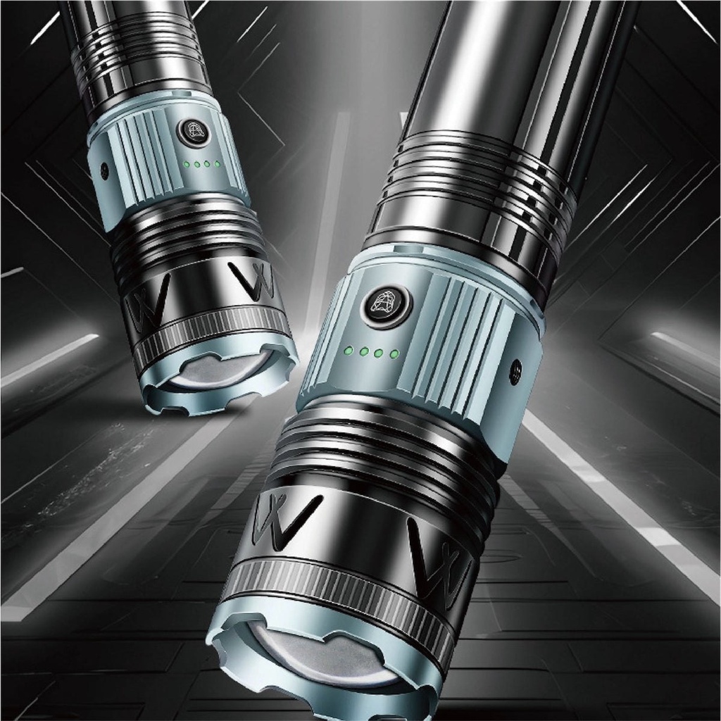TorchMaster X9 - Lampe torche tactique multifonction