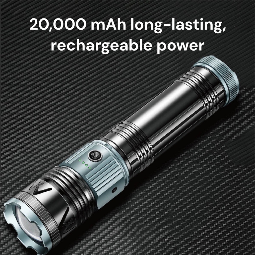 TorchMaster X9 - Lampe torche tactique multifonction
