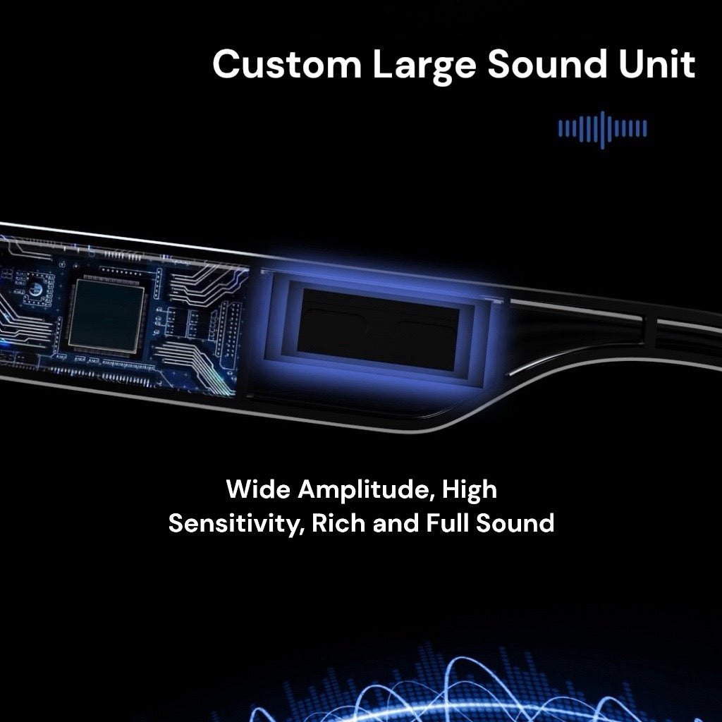SwiftVox - Lunettes connectées audio Bluetooth