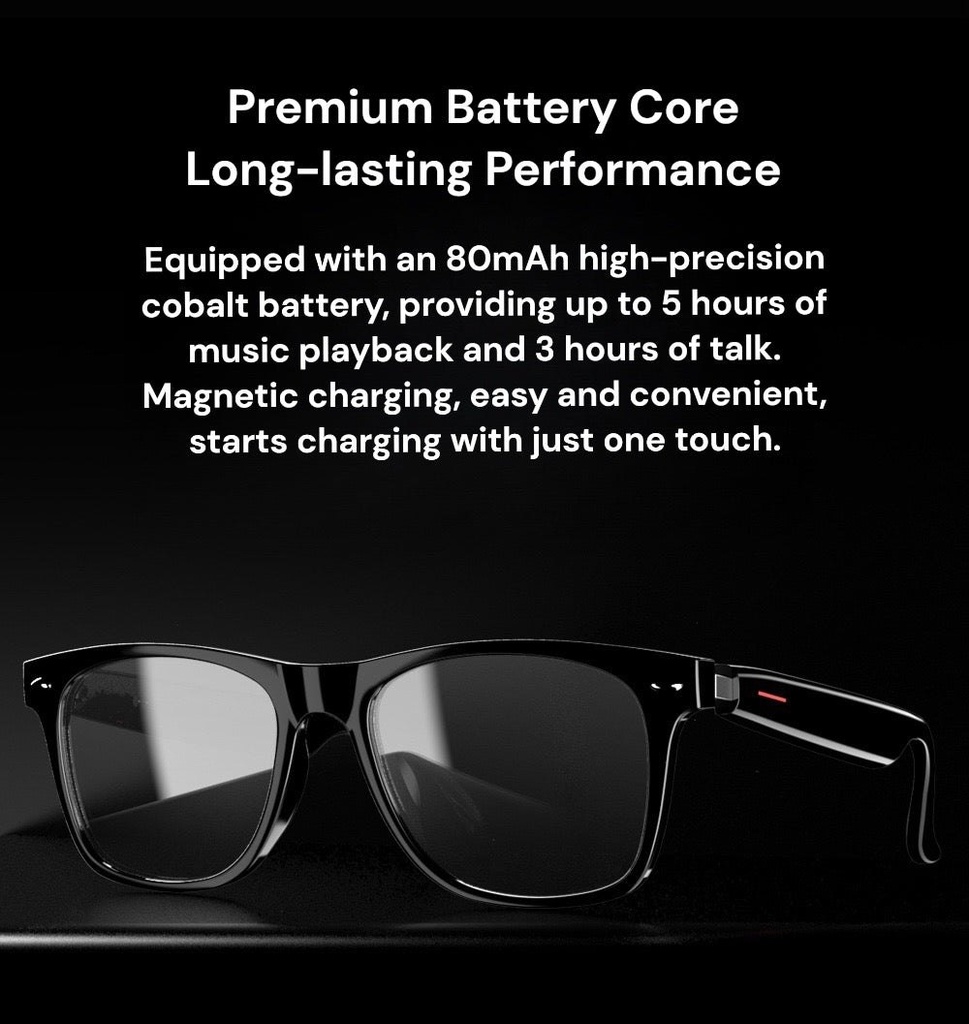 SwiftVox - Lunettes connectées audio Bluetooth