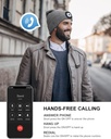 Bonnet Bluetooth connecté avec lampe frontale