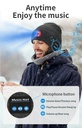 Bonnet Bluetooth connecté avec lampe frontale
