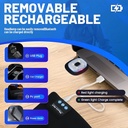 Bonnet Bluetooth connecté avec lampe frontale