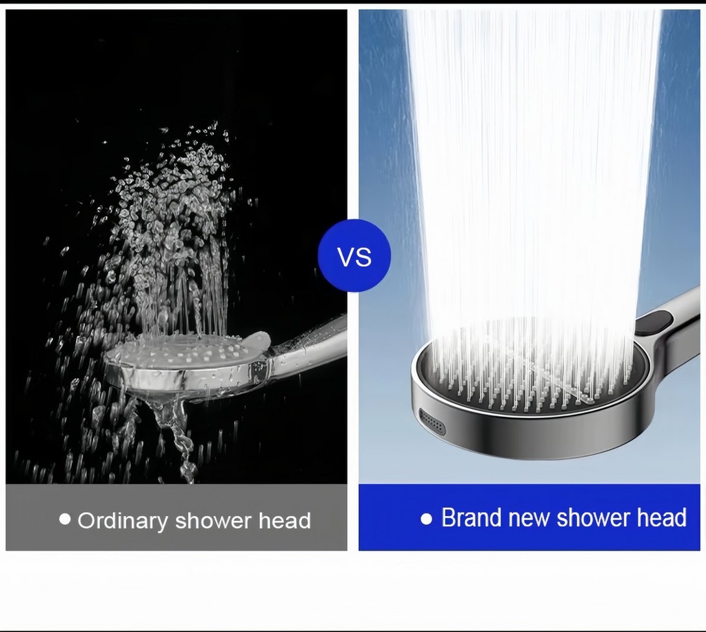 VortexRain XL - Pommeau de douche large 4 jets