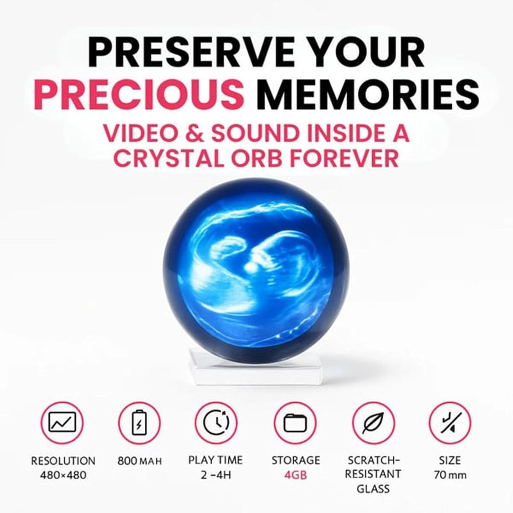 [RZ-088] LumiOrb - Boule de cristal WiFi pour photos et vidéos 3D