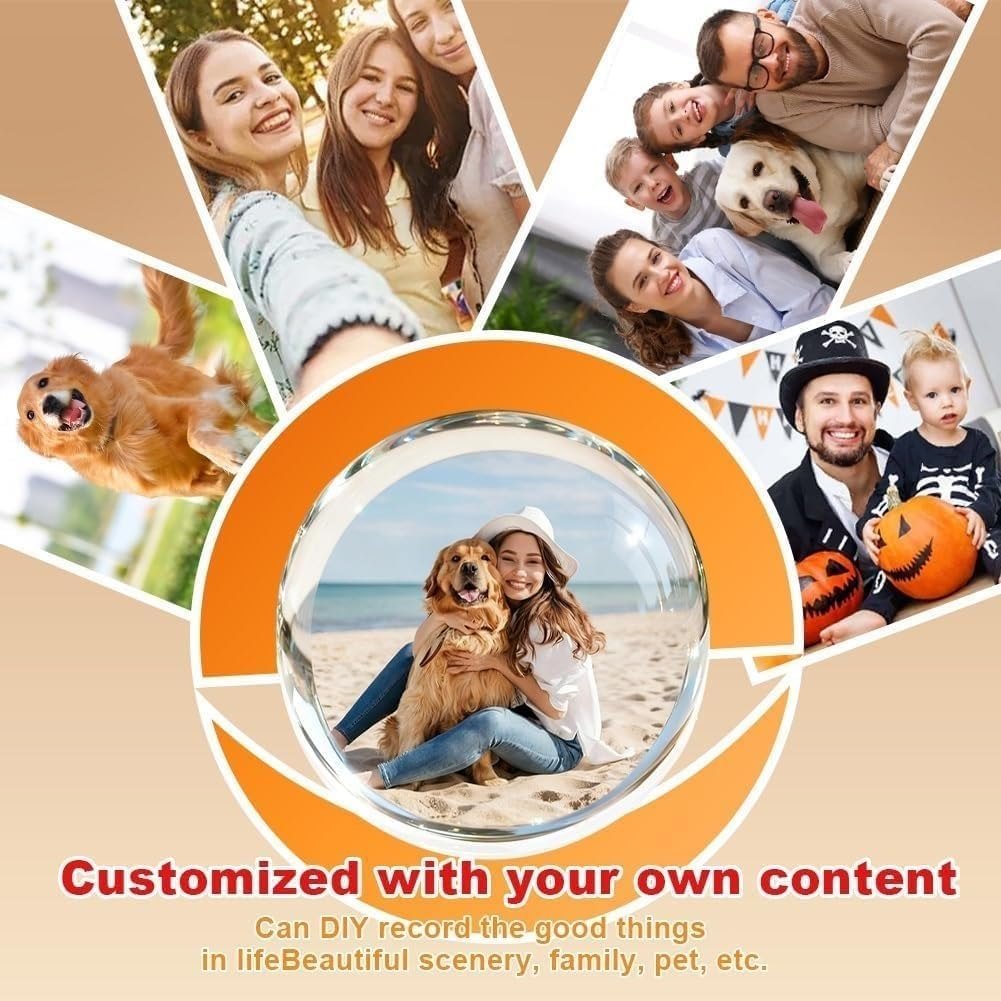 LumiOrb - Boule de cristal WiFi pour photos et vidéos 3D