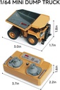 MicroCrew - Engins de chantier télécommandés miniatures 1:64