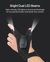 GlowGrip Pro - Gants lampe torche LED étanches