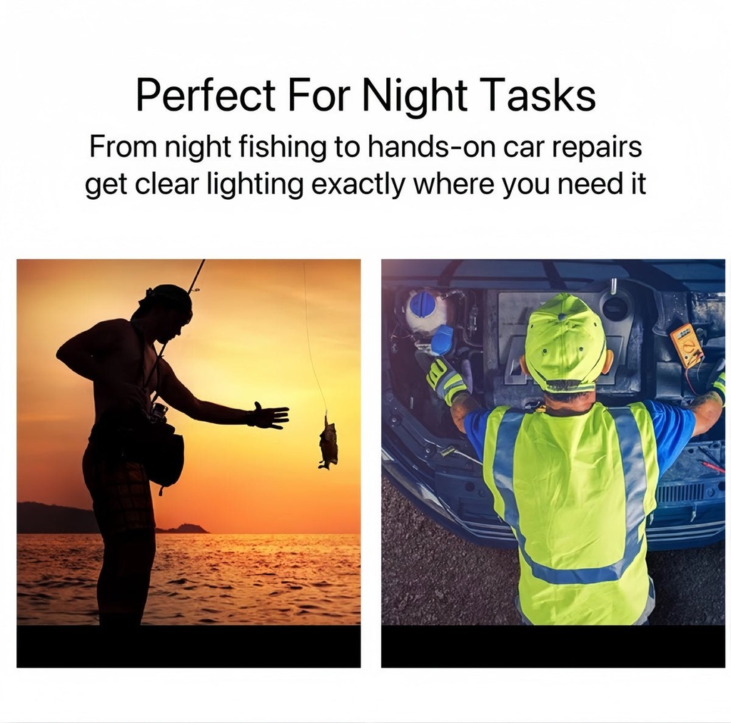 GlowGrip Pro - Gants lampe torche LED étanches