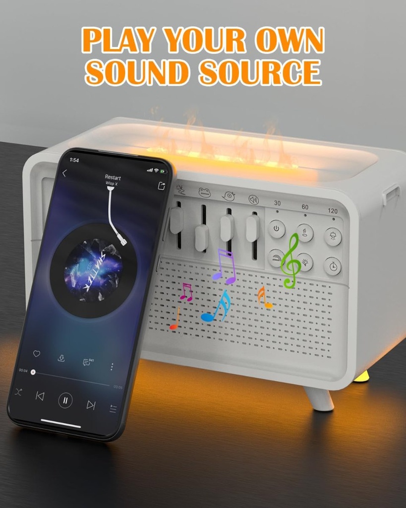 DreamMix Pro - Bruit blanc, diffuseur et veilleuse
