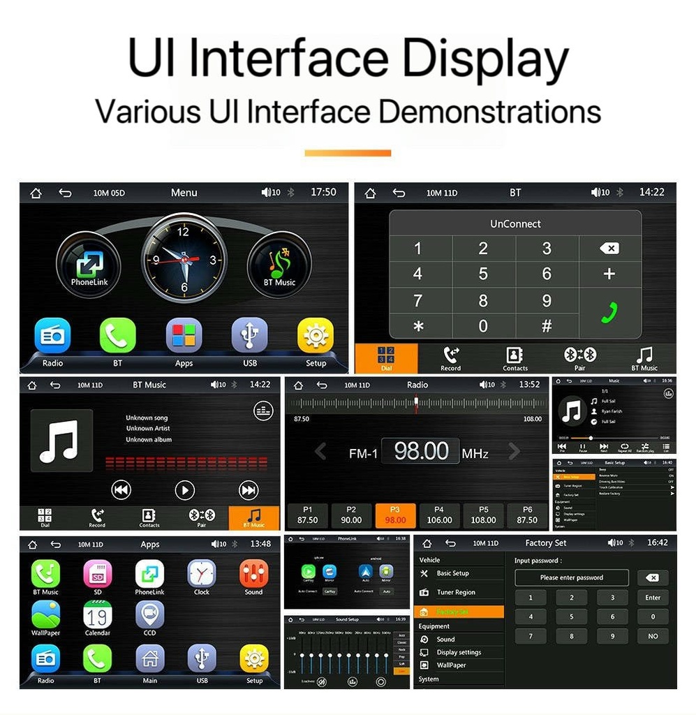 DriveSync 7 - Écran CarPlay et Android Auto sans fil