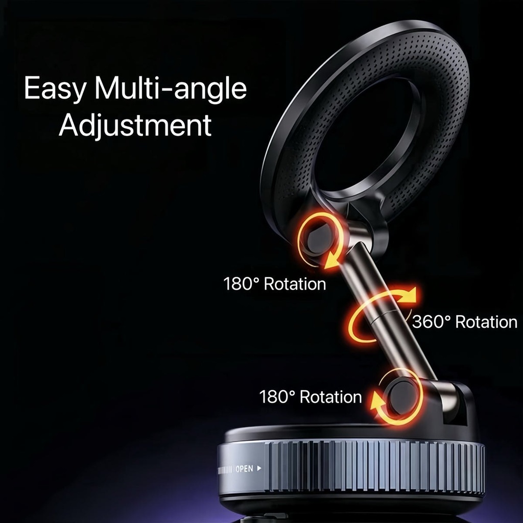 Snanen 360 - Support téléphone magnétique à ventouse