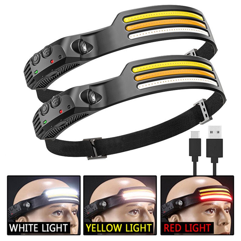 [RZ-023] WavePro 230° - Lampe frontale ultralégère à détection