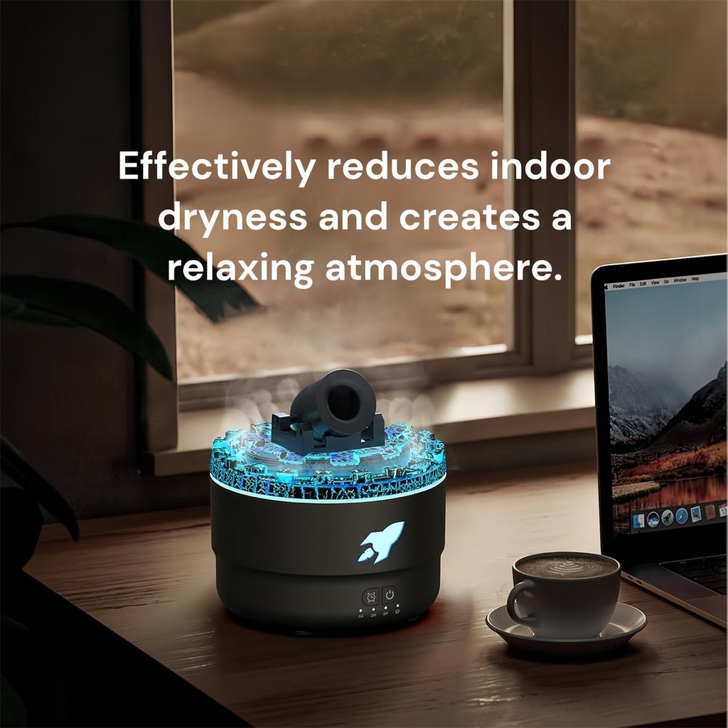 CannonMist - Humidificateur diffuseur en forme de canon