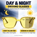 DuskShift - Lunettes de conduite photochromiques jour et nuit