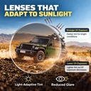 DuskShift - Lunettes de conduite photochromiques jour et nuit