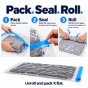 Roll & Pack - Sacs de compression sous vide sans pompe