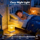 RippleCube - Lampe d'ambiance rechargeable effet vagues