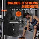 MagRack - Sac de sport magnétique pour rack de musculation