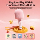 SOAIY - Micro karaoké Bluetooth avec haut-parleur intégré