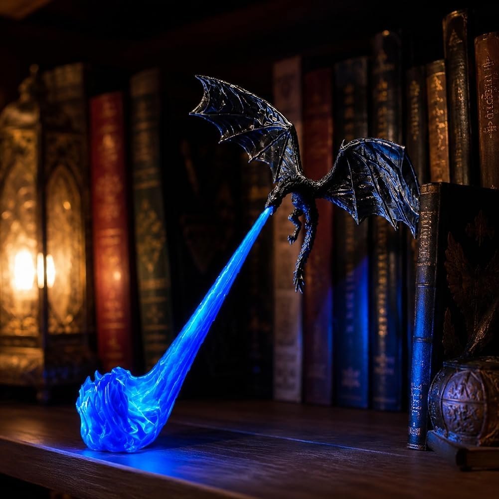 [RZ-155] Lampe décorative LED dragon cracheur de feu