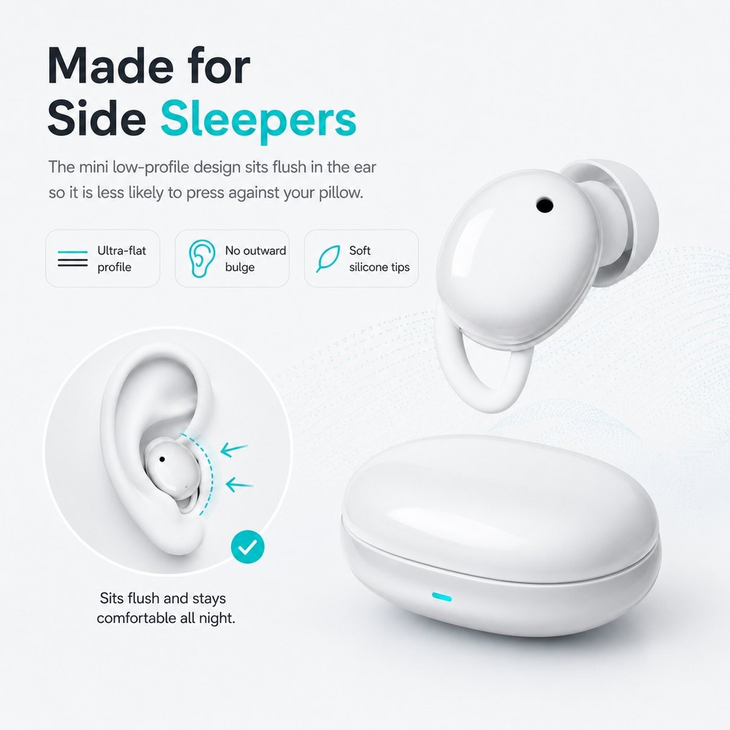 InvisibleFit - Écouteurs de sommeil à réduction de bruit