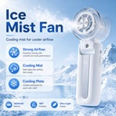 FrostBreeze - Ventilateur brumisateur 3 en 1 rafraîchissant
