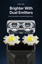 Lampe de poche EDC à clip et base magnétique, 8 modes