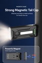 Lampe de poche EDC à clip et base magnétique, 8 modes