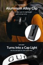 Lampe de poche EDC à clip et base magnétique, 8 modes
