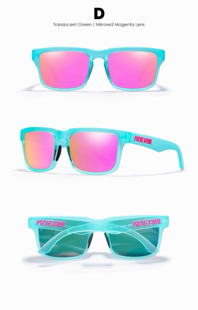 [RZ-133] KDEAM - Lunettes de soleil polarisées unisexes UV400