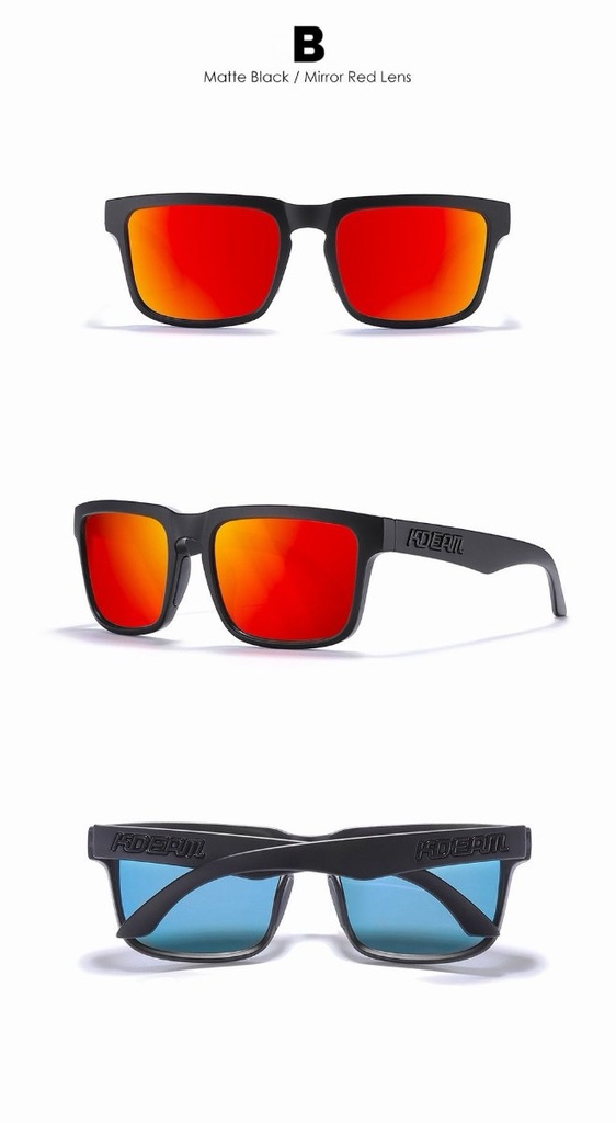KDEAM - Lunettes de soleil polarisées unisexes UV400