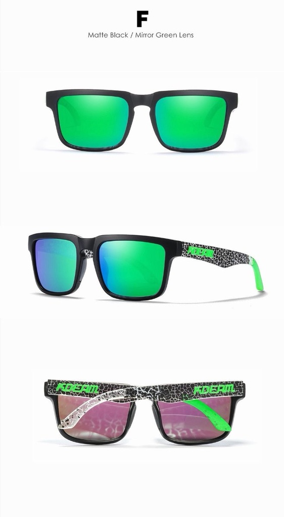 KDEAM - Lunettes de soleil polarisées unisexes UV400