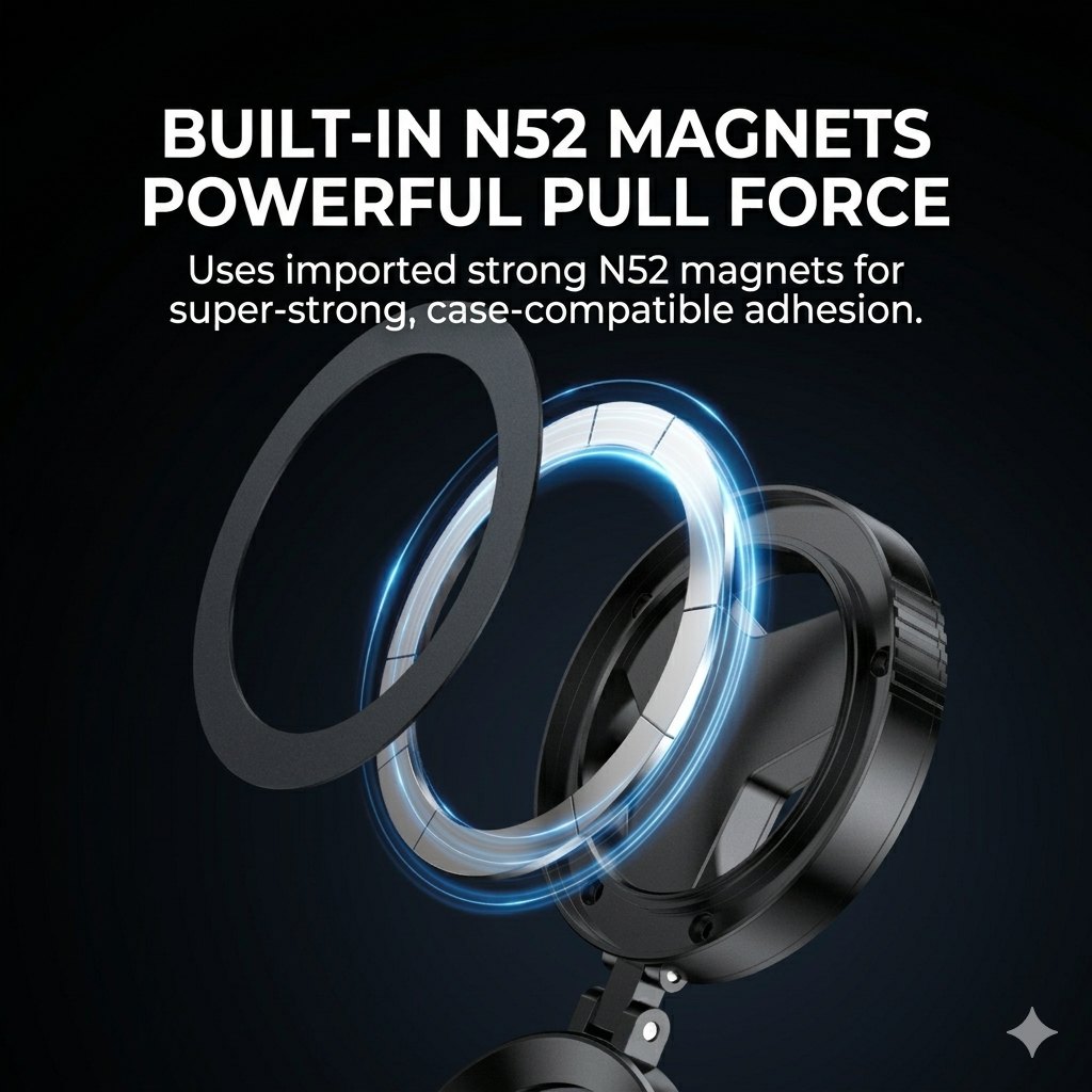 Filtre anti-reflets magnétique pour smartphone